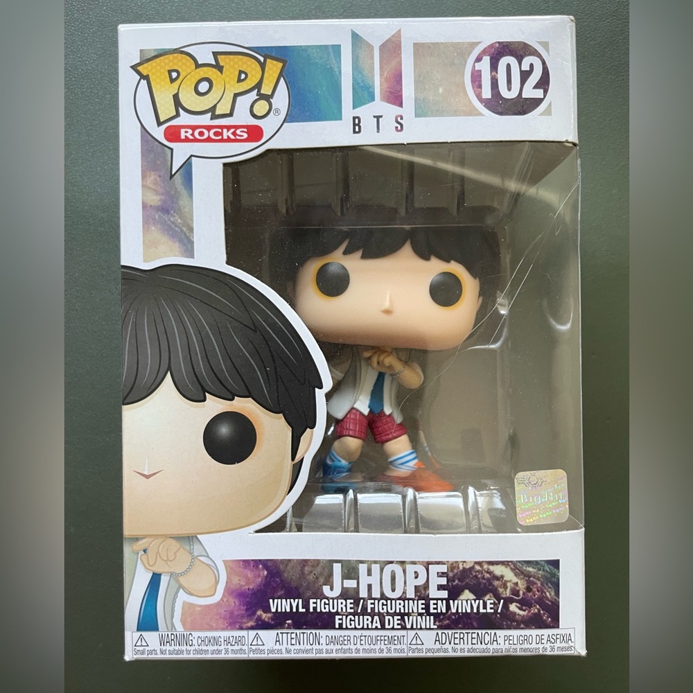 Funko Pop! Rocks BTS J-HOPE 102 Vinyl Figure NIB